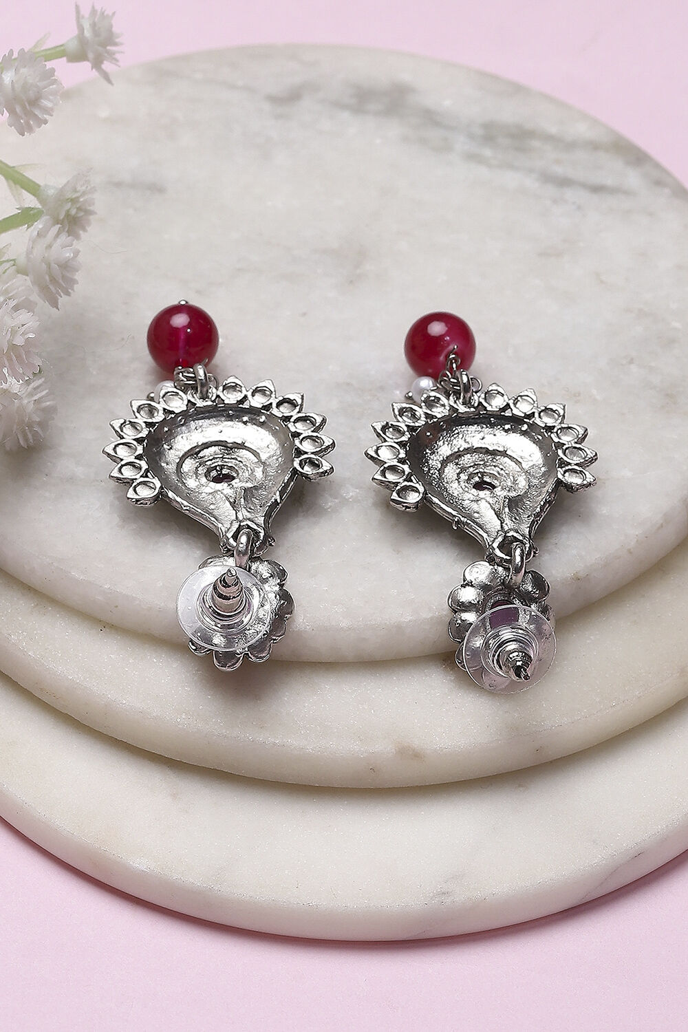 Red Alloy Drop & Danglers image number 2