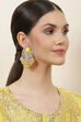Yellow Gold Plated Chandelier Earrings image number 3