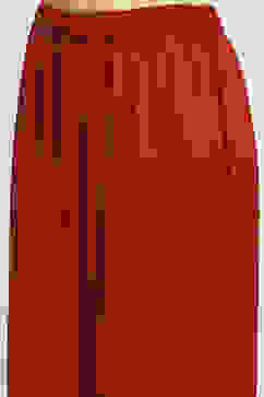 Red Viscose Rayon Printed Straight Kurta Pants Set image number 2