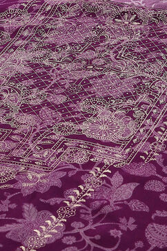 Purple LIVA Straight Kurta image number 1