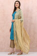 Gold Art Silk Dupatta image number 2