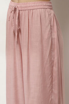 Pink Floral Anarkali Suit Set image number 2