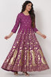 Purple Polysterkalidar Dress image number 4