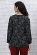 Black Art Silk Kurti image number 4
