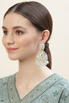 Light Blue Alloy Earrings image number 3