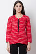 Pink Cotton And Flex Straight Jacket image number 0