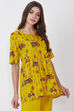 Yellow Viscose Rayon Top image number 0