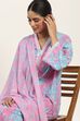 Pink Cotton Straight Suit Sets image number 7