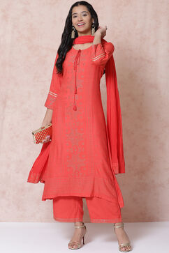 Coral LIVA A Line Kurta image number 4