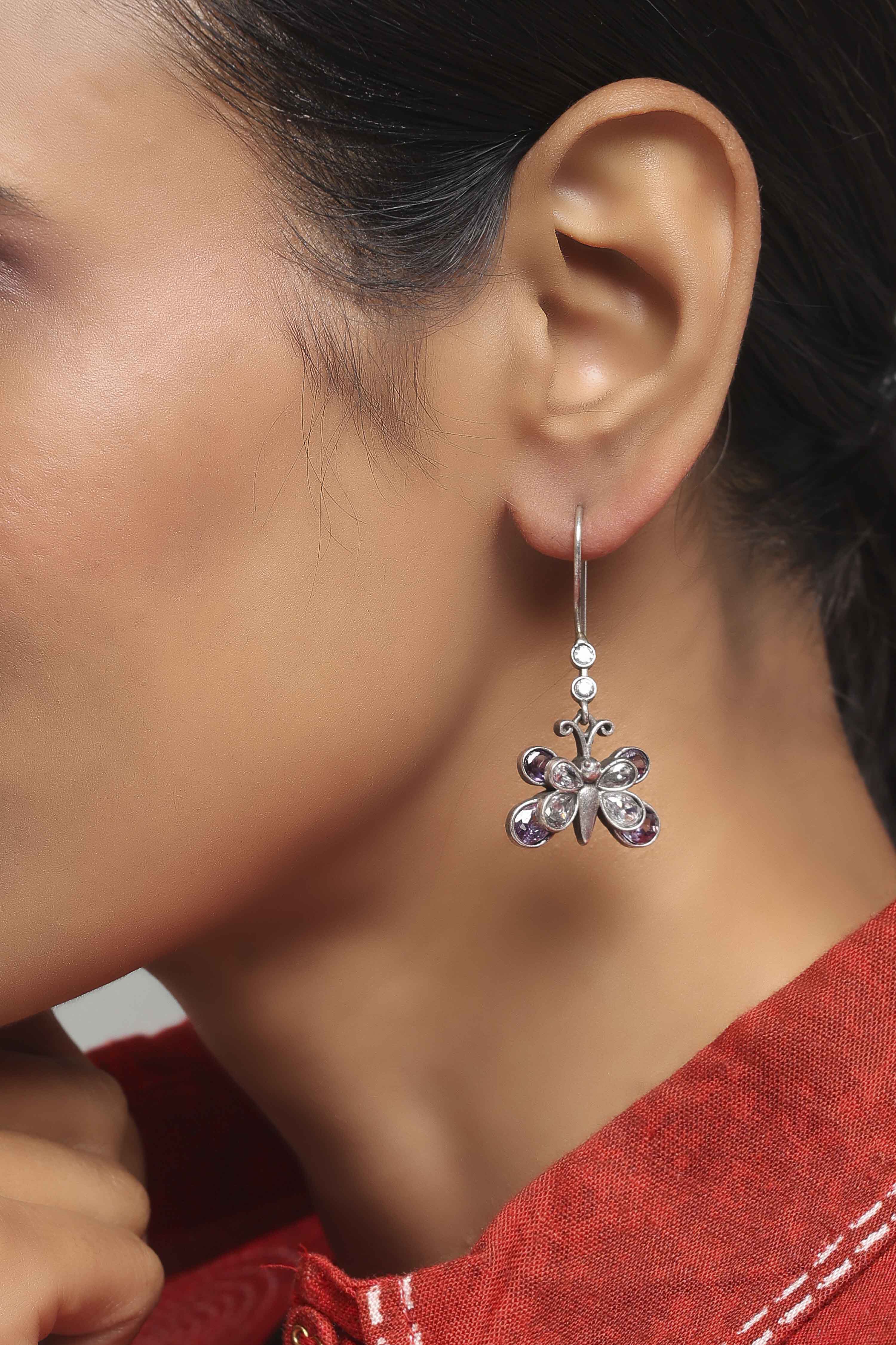 Oxidised Brass Drop & Danglers image number 1