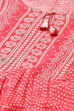 Pink Viscose Straight Printed Kurta image number 1