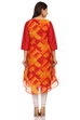 Pink Asymmetric Poly Chanderi Kurta image number 2