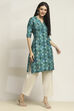 Red Viscose Rayon Printed Straight Kurta image number 4
