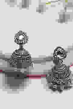 Silver Alloy Jhumka image number 0