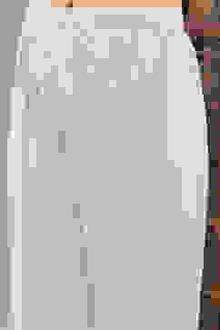 Off White Viscose Blend Printed Straight Suit Set image number 2