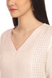 Ecru Straight Cotton Kurta image number 1