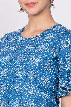 Blue Cotton Indie Top image number 1