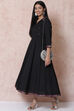 Black LIVA Kalidar Dress image number 2
