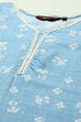 Yellow Floral Printed Straight Kurta image number 1