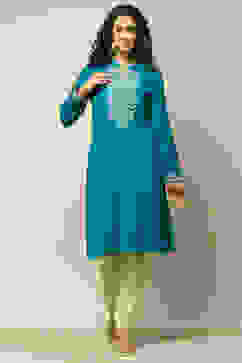 Off White Acrylic Regular Solid Legging image number 0