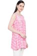 Pink Viscose A-Line Indie Top image number 3