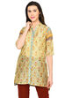 Beige Straight Polyester Kurta image number 0