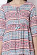 Blue Viscose Dress image number 1