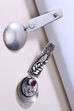 Red Metal Brass Earring image number 2
