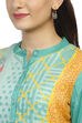 Mint Green Straight Viscose Kurta image number 1