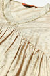 Beige Viscose Woven Tired Kurta Suit Set image number 1
