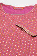 Magenta Cambric Cotton Straight Kurta image number 1