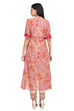 Multicolor Asymmetric Viscose Suit Set image number 5