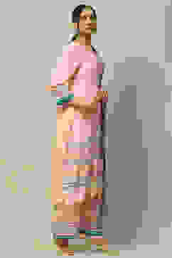 Pink Rayon Straight Suit Set image number 6