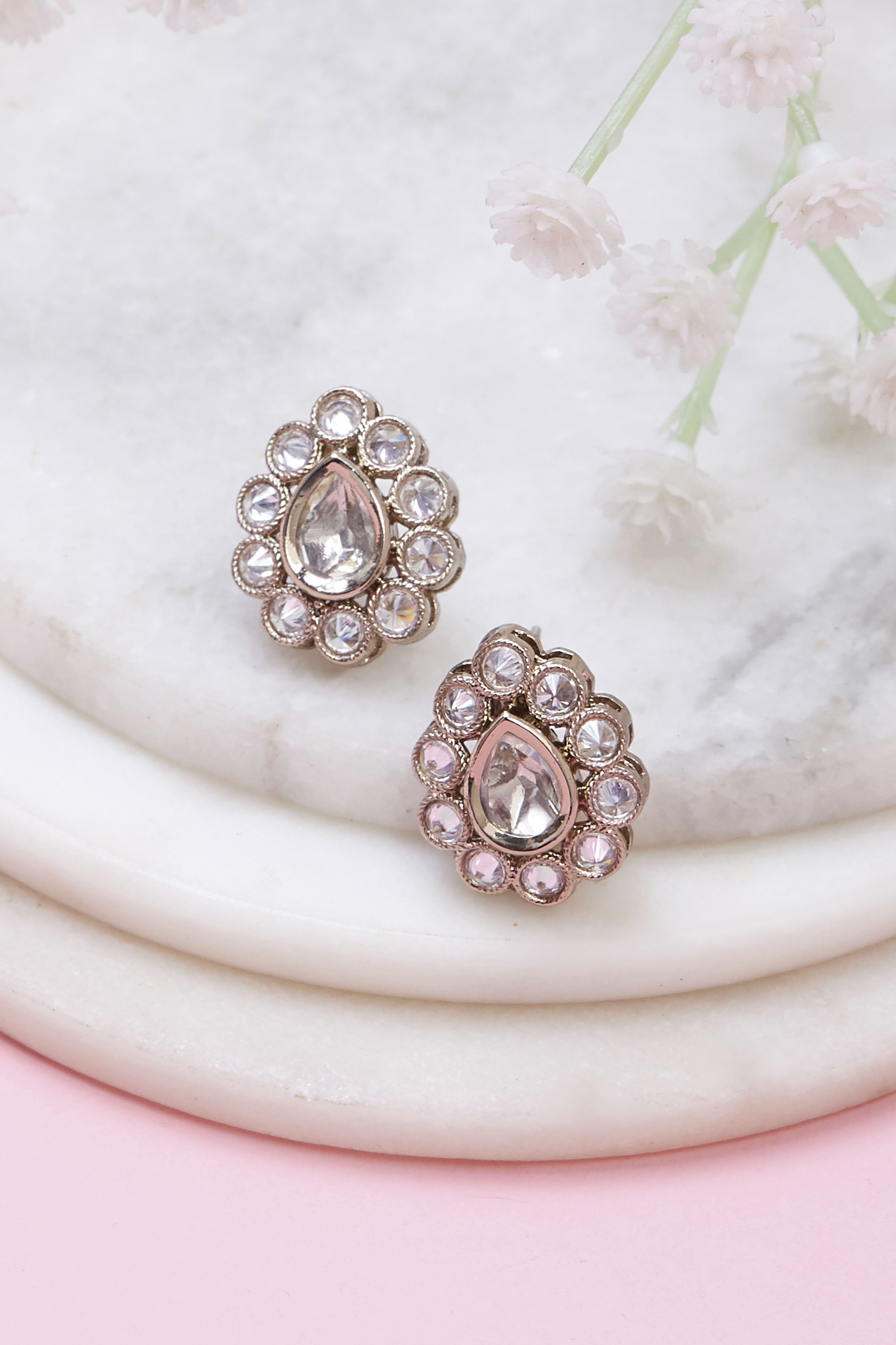 Off White Brass Studs image number 0