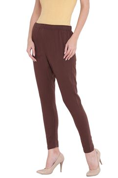 Chocolate Cotton Leggings image number 2