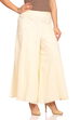 Off White Cotton Palazzo image number 1