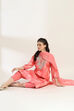 Pink Viscose Blend Straight Set image number 0