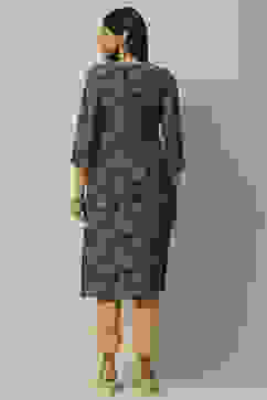 Blue Viscose Blend Staight Kurta image number 3