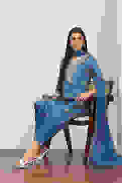 Green Cotton Straight Suit Sets image number 0