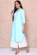 Aqua Art Silk Straight Kurta image number 3