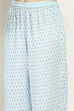 Blue Cotton Straight Set image number 2