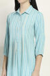 Teal Modal Blend Straight Kurta image number 1