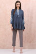 Grey Cotton Slim Pants image number 5