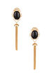 Golden Metal Brass Earrings image number 1