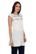 Beige Straight Cotton Indie Top image number 3
