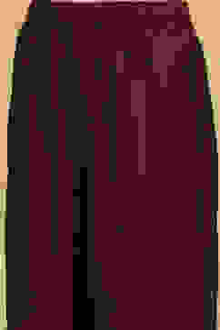 Wine Polyester Blend Solid Straight Suit Set image number 2