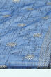 Indigo Cotton Blend Woven Straight Kurta Suit Set image number 3