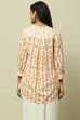 Off White Rayon Straight Kurta image number 3