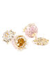 Pink Metal Brass Earrings image number 3