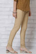 Gold Cotton Churidar image number 3